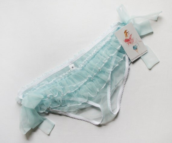 Blue Ruffle Panties 78