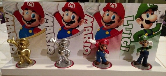 super mario amiibo stand