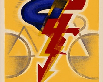 Bike Bicycle Race Cycles Dilecta Vintage Poster Repro FREE SHIPPING in U S A