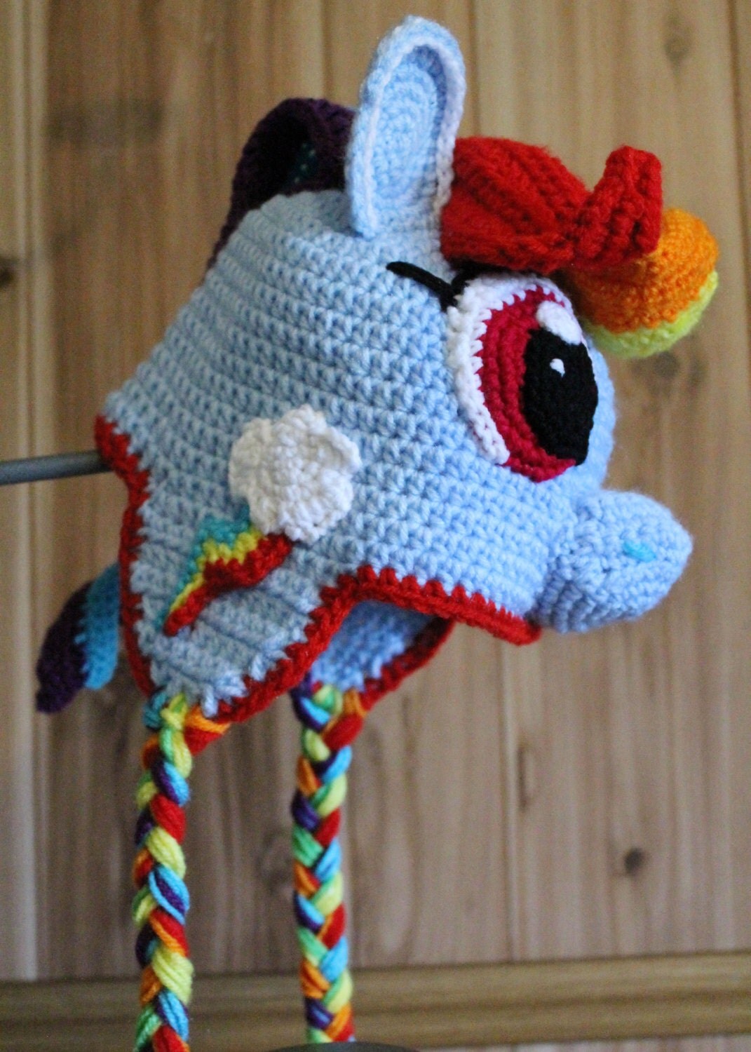 My Little Pony Costume Rainbow Dash Crochet Hat Pattern