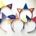 Cat Ears Headband Pack Photo Booth Props by SevenWhiteRabbits