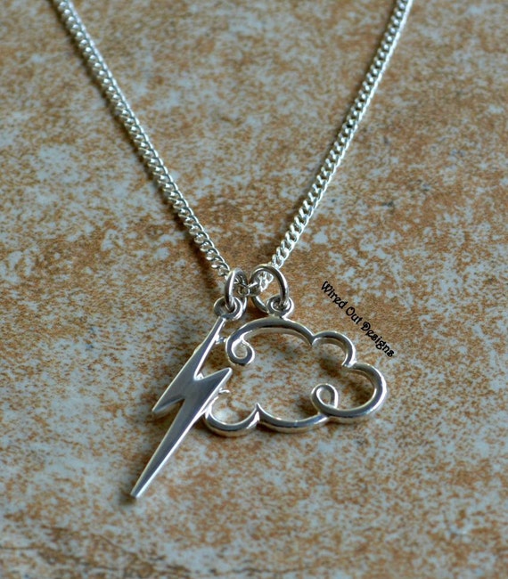 Stormy Weather Necklace Jewelry Sterling by wiredoutdesigns