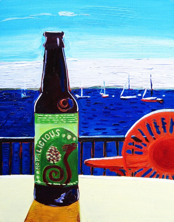 Beer Oil Painting of Hopalicious by Ale Asylum by RealArtIsBetter