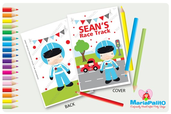 Race Cars Coloring Books, 6 Race Coloring Books, Cars Party Party Favors, A1209 Il_570xn