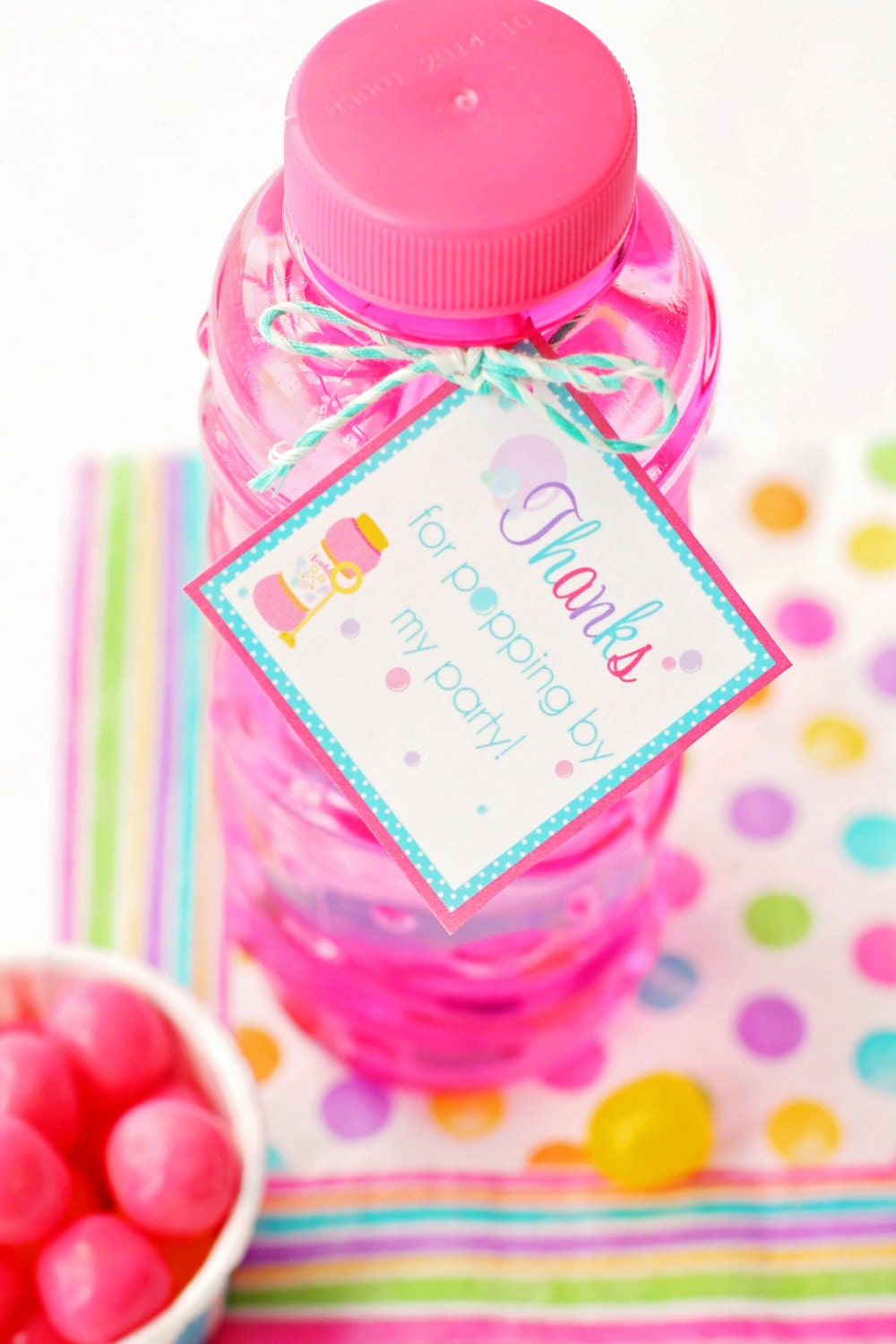 Bubble Party Gift Tags Bubble Party Favor Tags Bubble Party