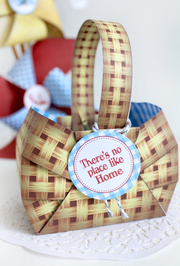 Wizard of Oz Gift Basket INSTANT DOWNLOAD Printable Party