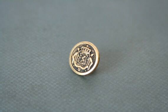 Belgian Crest Tie Tack Coat of Arms Lapel Pin made with a