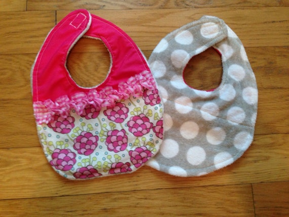 Items Similar To Pretty In Pink Bibs On Etsy