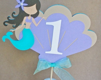 Mermaid Cake Topper or Centerpiece