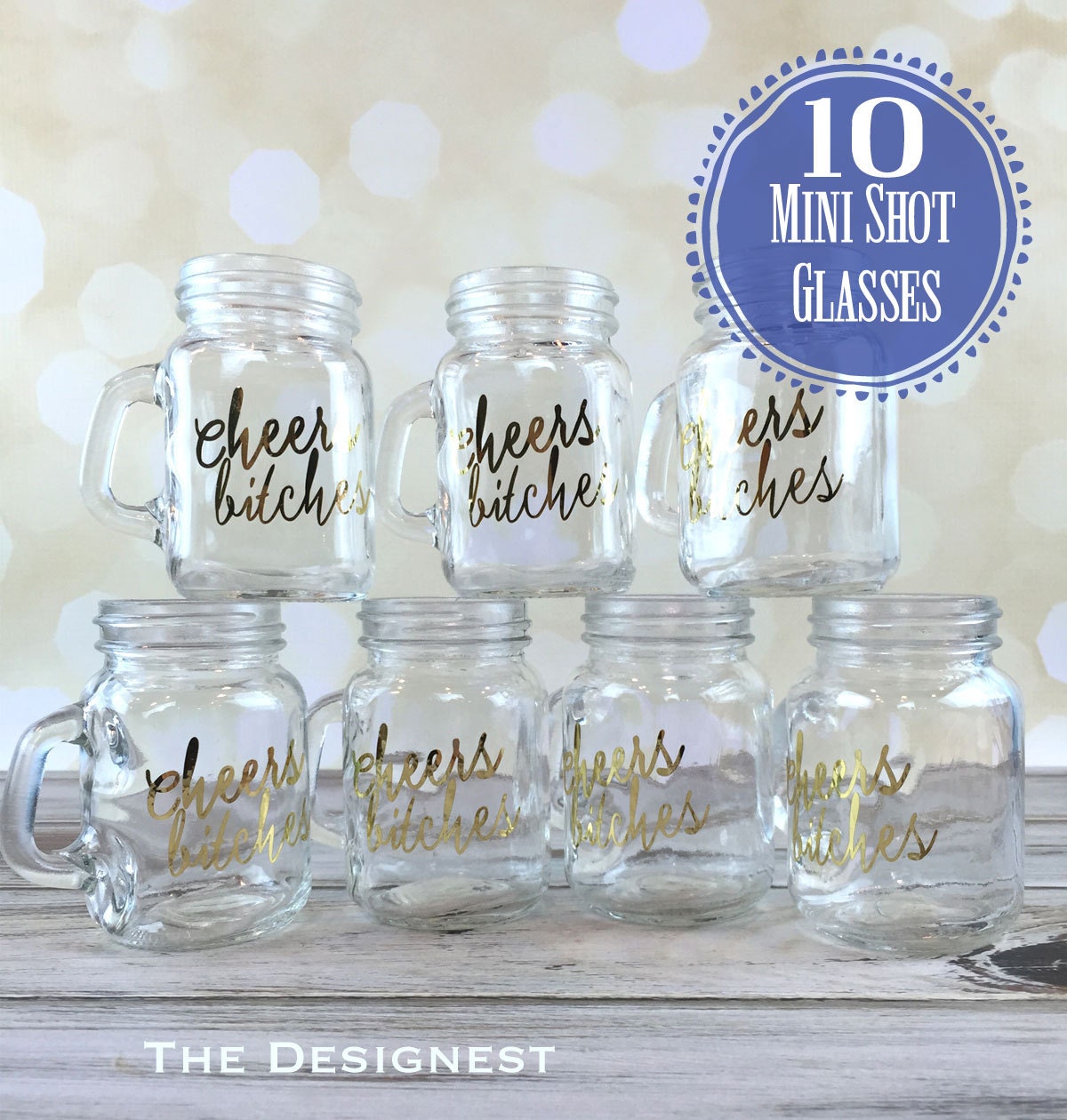 Bachelorette Shot Glasses Set Of 10 Or More Bachelorette 3610