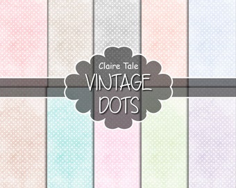 Pale polka dots digital paper, Pale polka dots pattern, Wedding polka dots pattern, Pale polka dots background, Pale polka dots printable