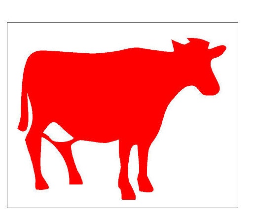 Dairy Cow Farming Animal Diy Plastic Stencil Template Many