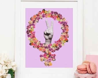 Feminist Poster - Feminism art print - Girl power