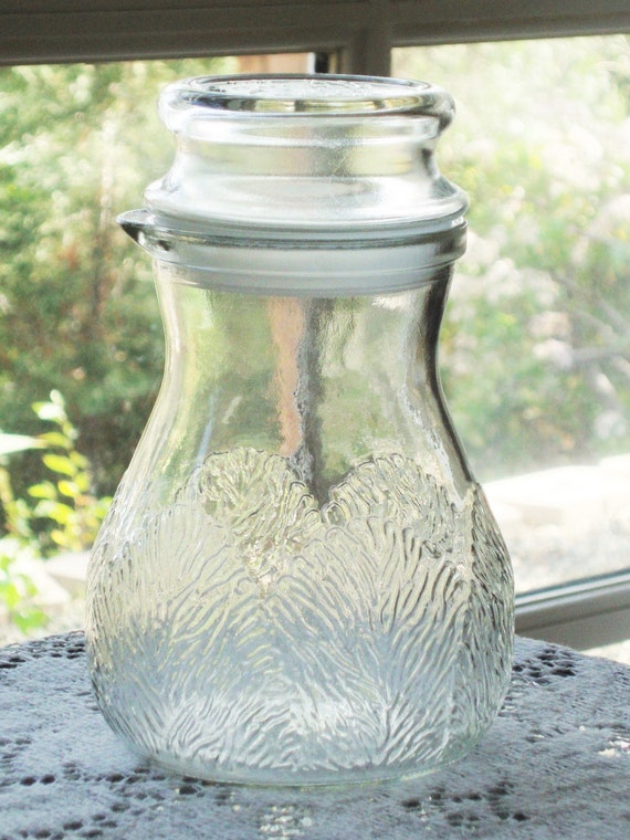 Vintage Hidden Valley Ranch Dressing Shaker Jar Glass Mixing
