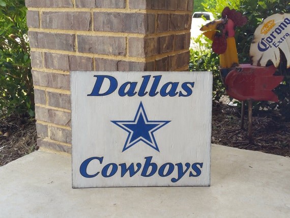 Dallas Cowboys Wooden Sign 16x19 by MyFearlessDesigns on Etsy