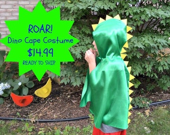 Dinosaur Cape Costume. Dino Cape. Dino Costume. Dinosaur Costume. Toddler Costume. Boy Costume. Girl Costume. Science Lover Gift. Boy Gift.