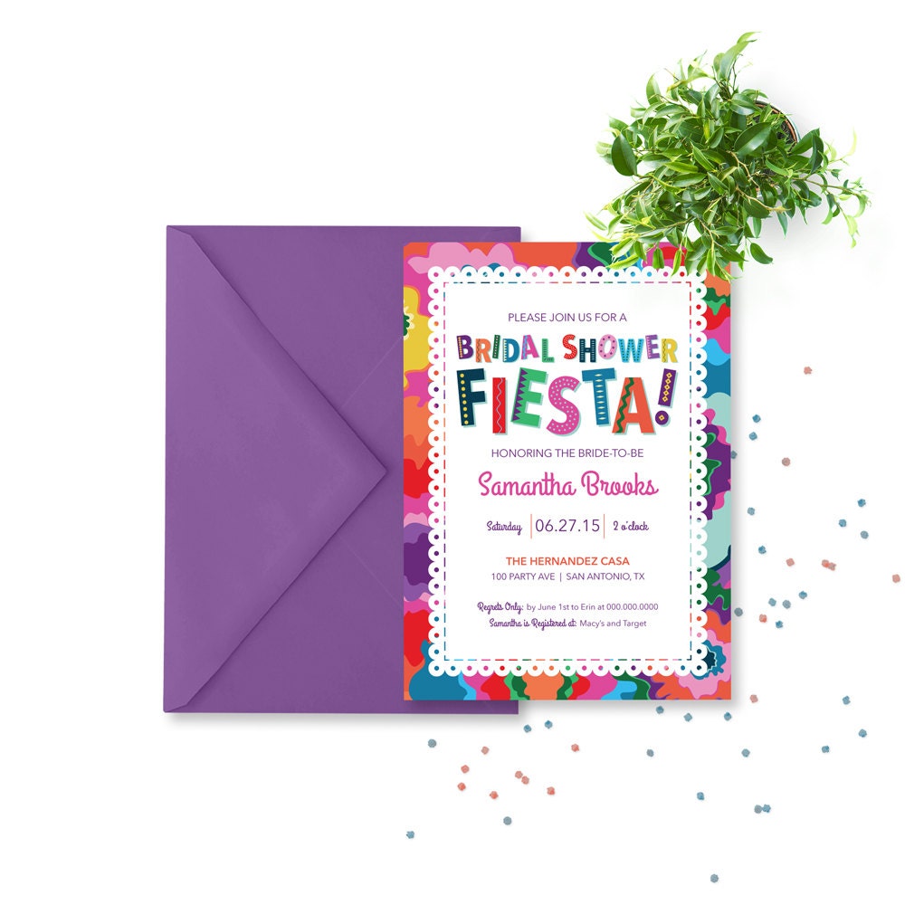 Fiesta Invitations Bridal Shower 5