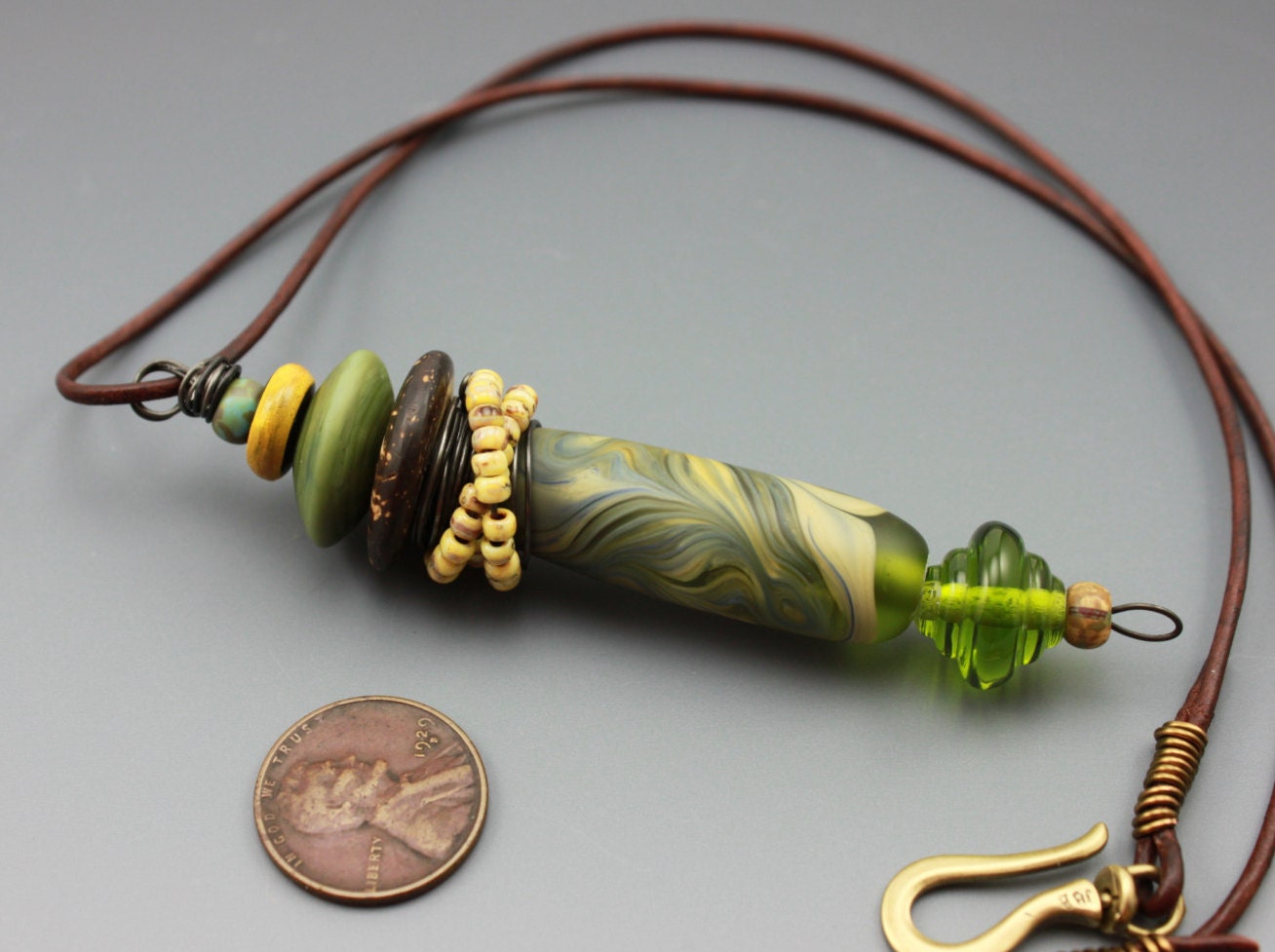 Rustic Necklace Rustic Boho Necklace Rustic Tribal Necklace