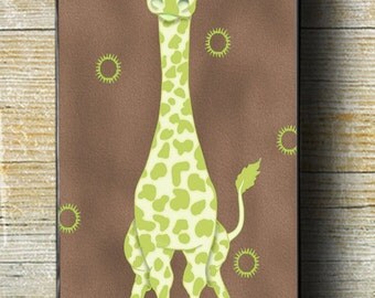 Giraffe iPhone Case, iPhone Case 6, Giraffe Green case, giraffe gift,