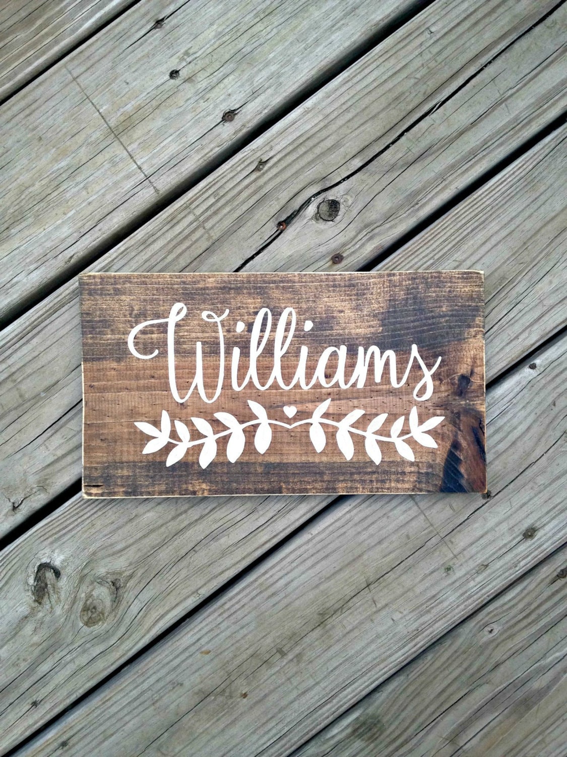 Last Name Sign Family Name Sign Name Sign Wood Name Sign