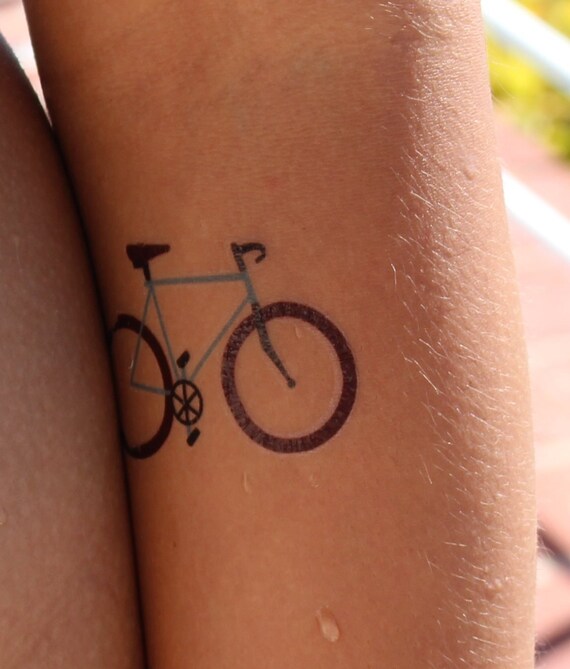 Fixie temporäres tattoo 2 stück von tattooception auf etsy