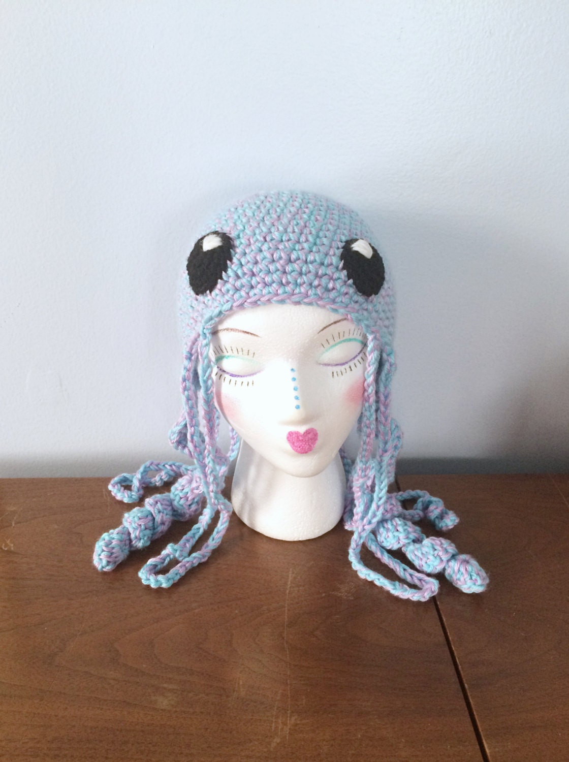 Crochet Jellyfish Hat Juno Winter Hats Adult