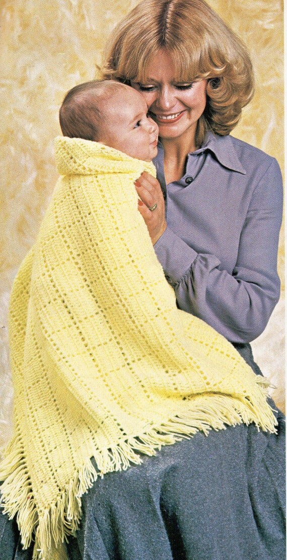 baby crochet shawl crochet pattern square shawl fringe by ...