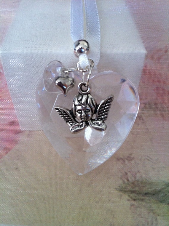 Handmade Guardian Angel Keepsake by DesignsByLemonTree on Etsy