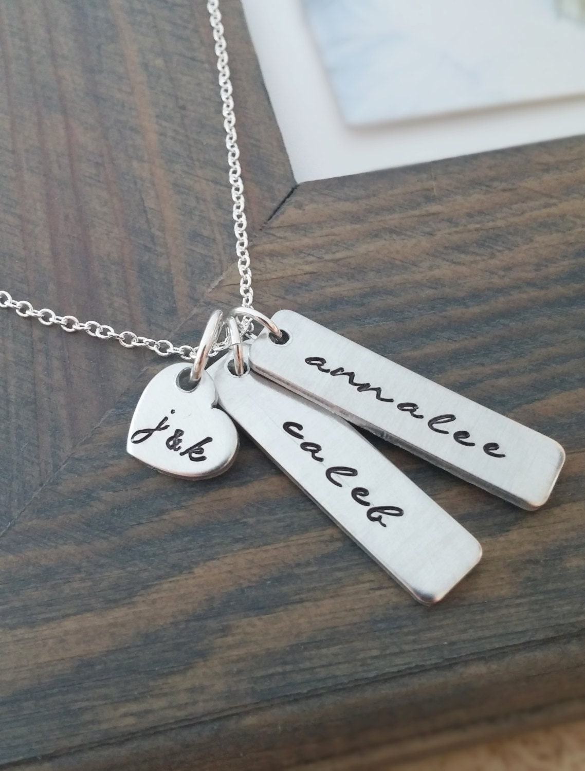 Hand Stamped Jewelry // Personalized by GracefullyMadeStudio
