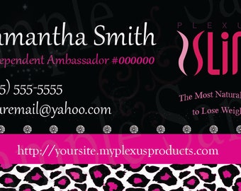 SALE! Plexus Business Card, Compliance Approved! Colorful! Digital file only Plexus Slim, Plexus Slim, Pink Drink Plexus Ambassador Business