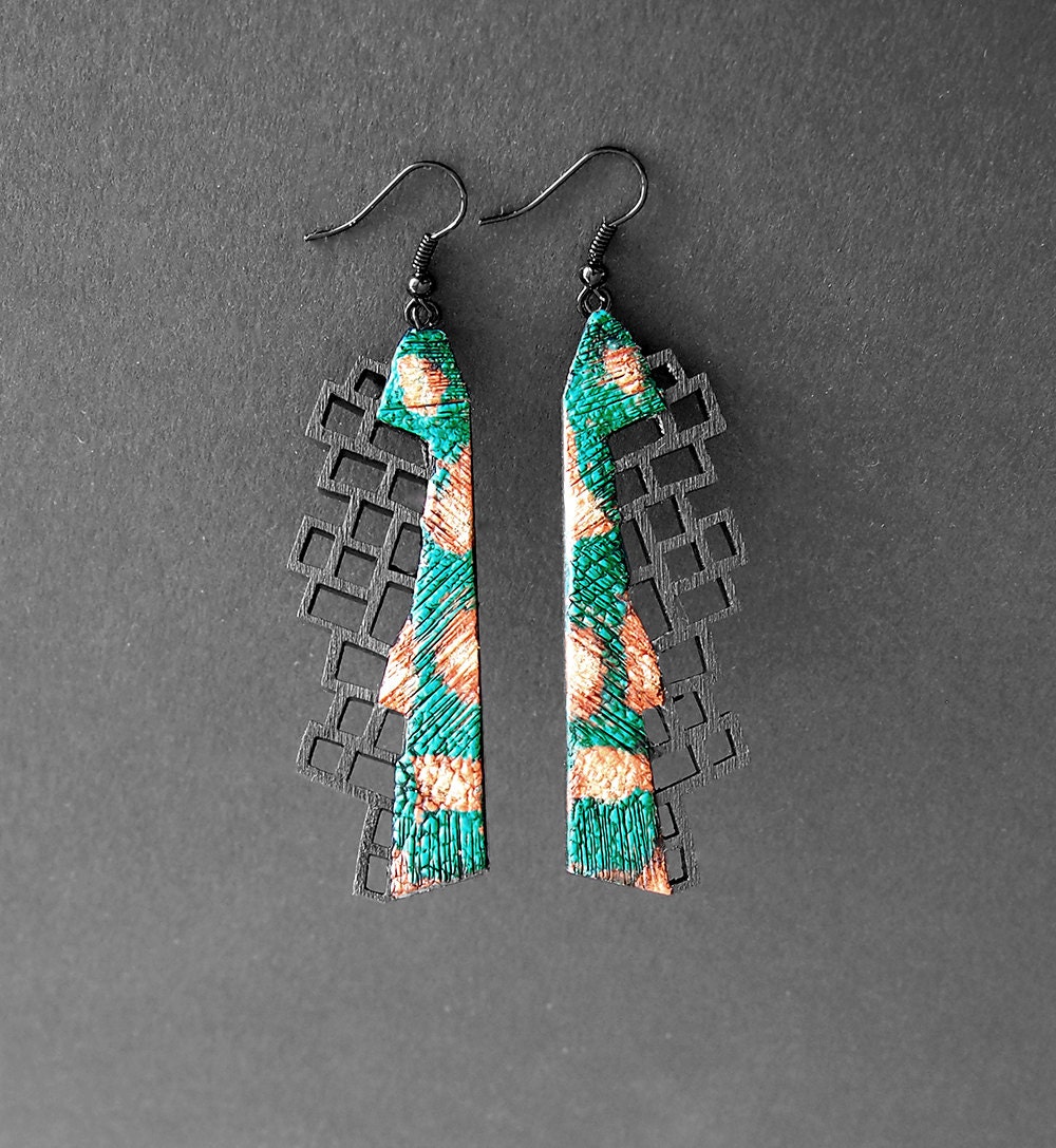 Designer earrings modern contemporary jewelry original