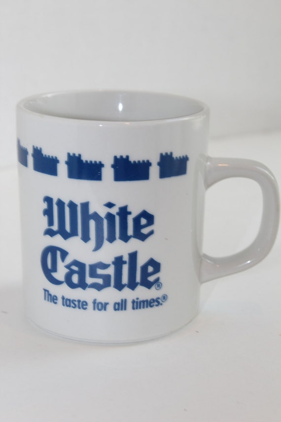 Vintage White Castle Restaurant Mug Vtg Coffee Tea Cup White