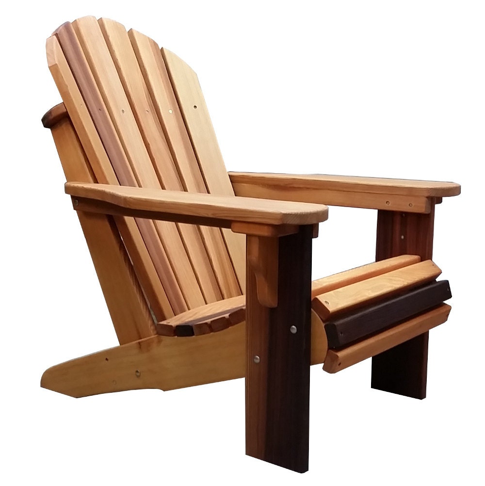 Premium Cedar Adirondack Chair Kit by OregonPatioWorks on Etsy