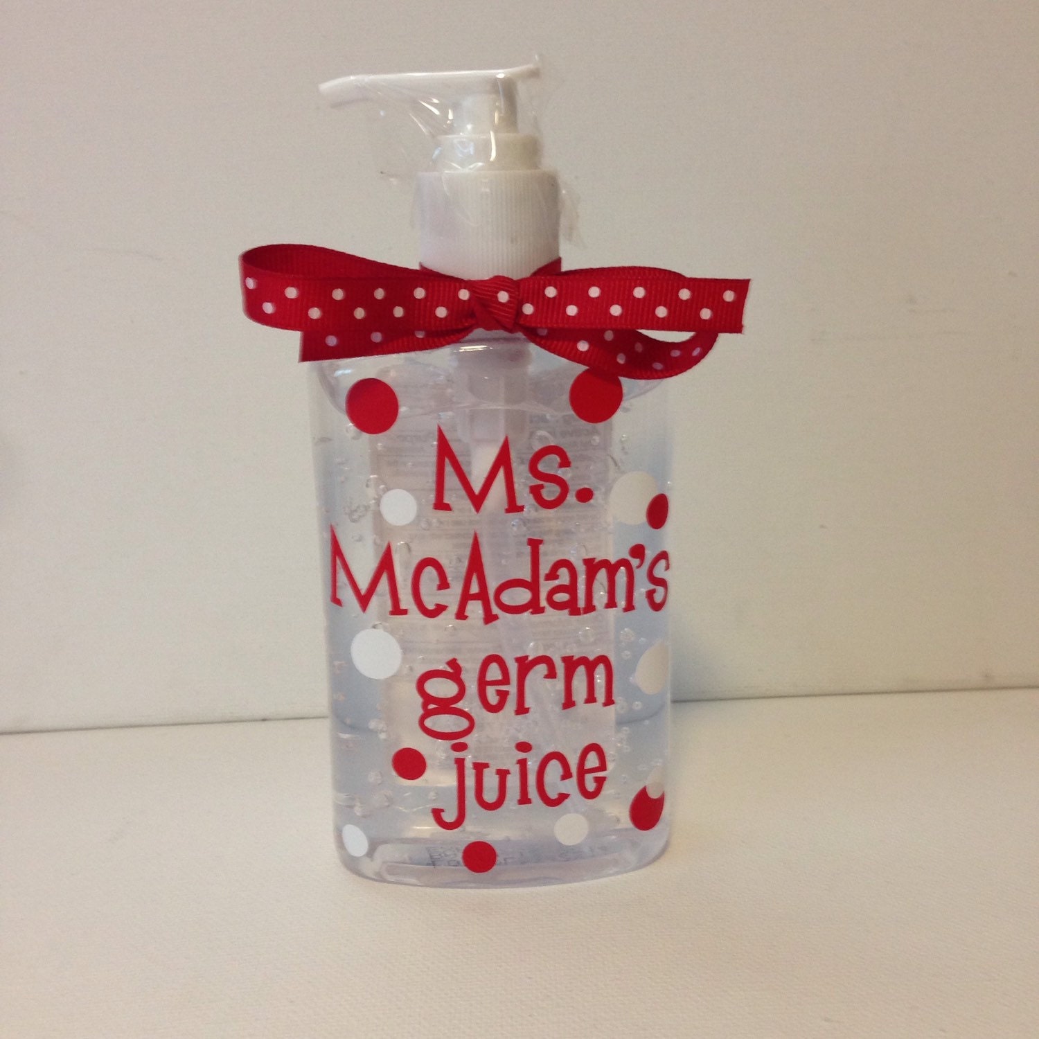 Personalized hand sanitizer 8oz hand sanitizer by FromAtoZbyTami