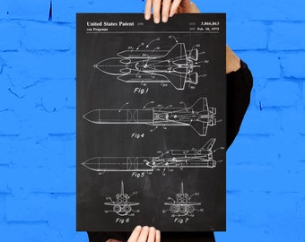 NASA Space Shuttle Print, NASA Space Shuttle Poster, NASA Space Shuttle Patent, Nasa Space Shuttle Blueprint, Nasa Space Shuttle Art