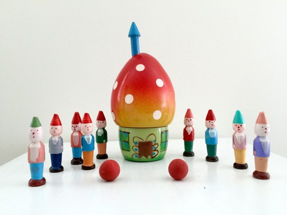 gnome bowling set