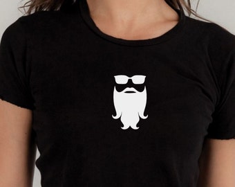 Hipster tshirt, beard tshirt, sunglasses, graphic tee, sarcastic shirt, ladies tshirt, mens tee shirt, funny tee, funny t shirt, funny shirt