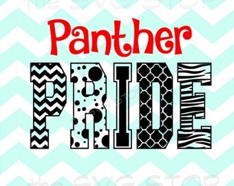 Patterned Pride SVG and studio files for Cricut, Silhouette, Vinyl Cutters and Screen Printing