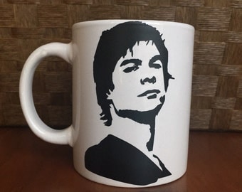 Damon Salvatore- Ian Somerhalder coffee mug! *Coffee mug, coffee cup, funny coffee mug, funny coffee cup, gift, vampire diaries