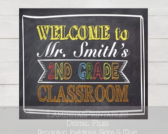 Classroom Decor teacher decor classroom door sign Today is