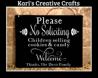 No solicitation sign, No soliciting sign, Stop unwanted people from knocking at your door, No sales, No salesmen, Unwanted guests
