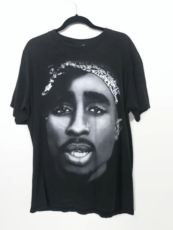 Tupac shirt vintage hip hop t shirt Tupac Shakur shirt 90s