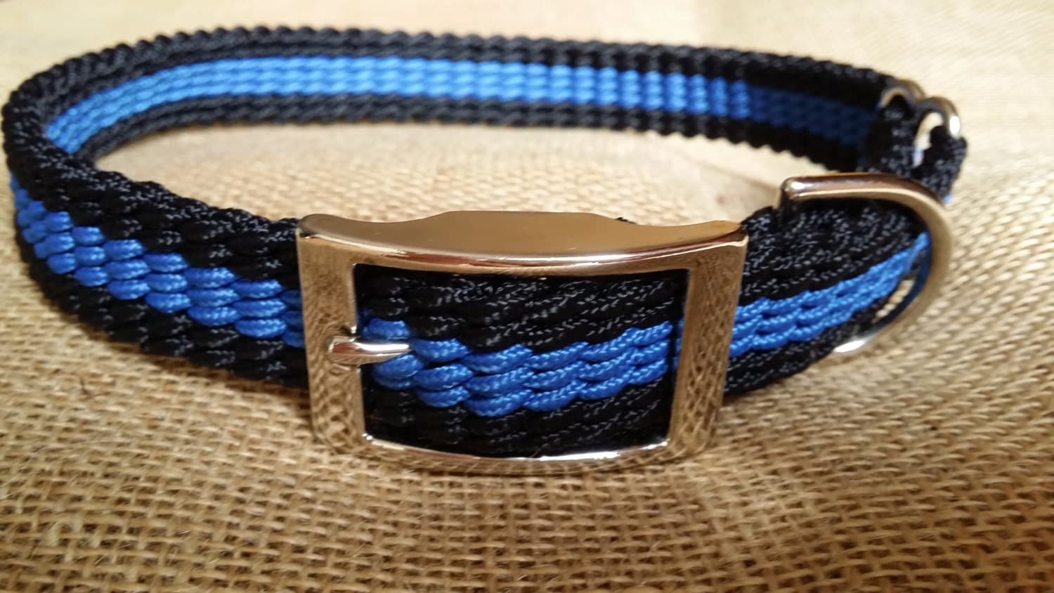 Thin Blue Line Dog Collar