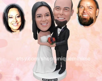 Wedding cake topper, Mr and Mrs Personalised Wedding Cake Topper