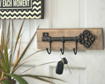 Wall Key Holder, Rustic Key Holder, Key Holder, Wall Key Rack, Key Wall Key Holder, Rustic Key Holder, Key Holder, Wall Key Rack, Key