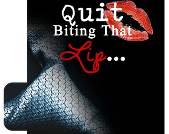 12 Lip Balms 50 Shades of Grey - 50 Shades of Grey Party - Shades of Grey Party Favors - Shades of Grey Lip Balm - Quit Biting That Lip