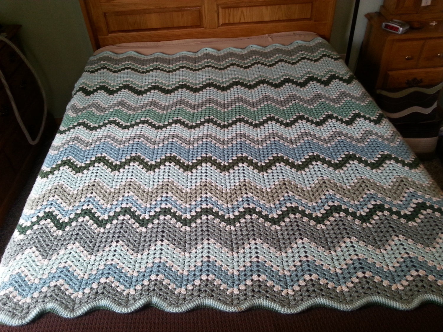 CUSTOM Crochet Afghan FullSize Afghan Twin Full Queen