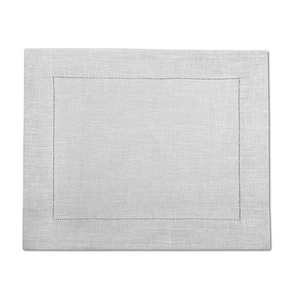 Set of Linen Placemats. Light Gray Linen by NordicLinenHome