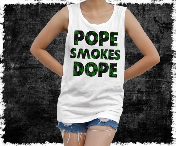 pope smokes dope t shirt