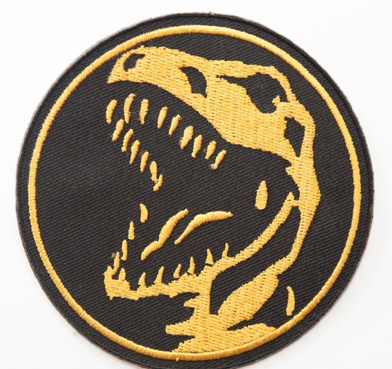 Red Power Ranger Patch 3.5 Embroidered Iron on Badge